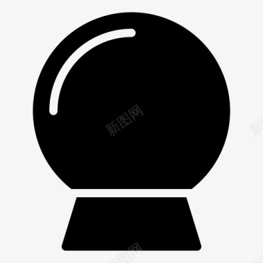 圣诞节立体球雪球球圣诞节图标