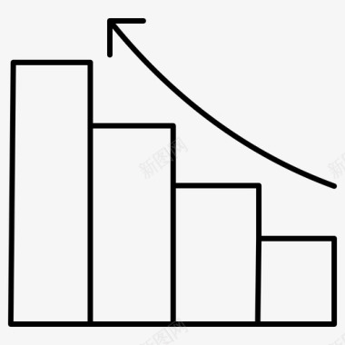 财务报告利润条形图财务报告图标