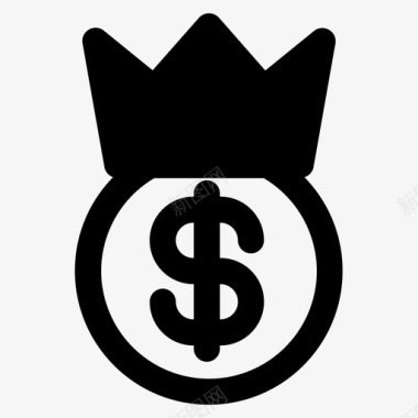 皇冠美元国王图标