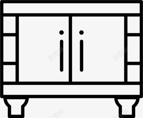 橱柜设计衣柜橱柜家具图标