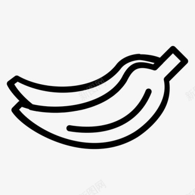 香蕉香蕉食物水果图标