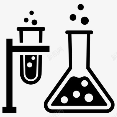 趣味测试实验化学实验室图标