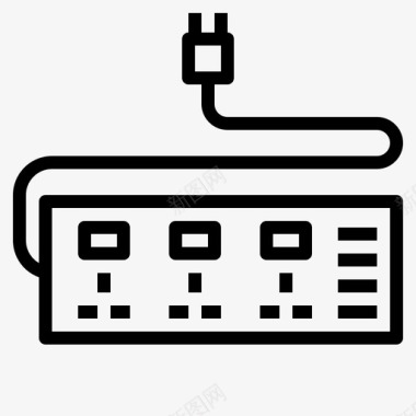 电源插头适配器电源插头电能源图标