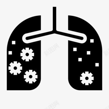肾脏器官肺炎解剖身体图标