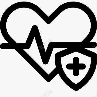 宠物健康护理健康保险心脏病护理图标