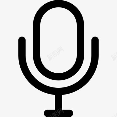 录音机麦克风接口录音机图标