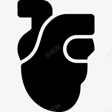器官心脏健康人类图标