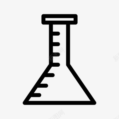 化学研究试管烧瓶实验液体图标