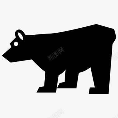 熊熊动物哺乳动物图标