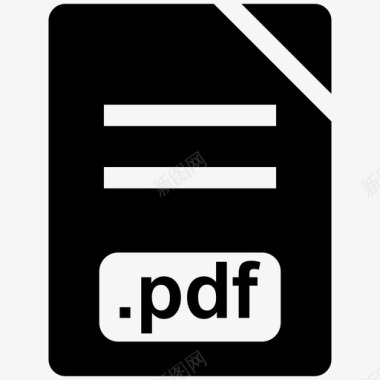 PDF格式pdf文件文件格式图标