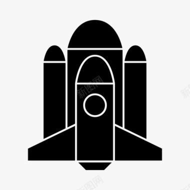 星系串珠太空飞机天文学星系图标