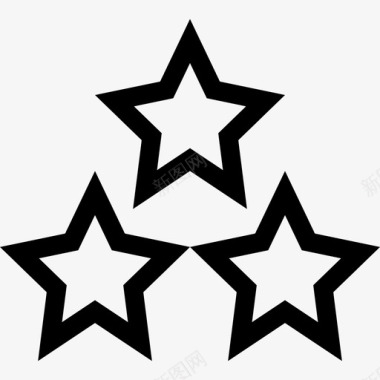 星光背景素材星星光评级图标