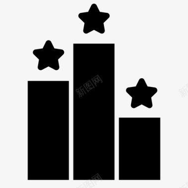 排名商业排名酒吧明星图标