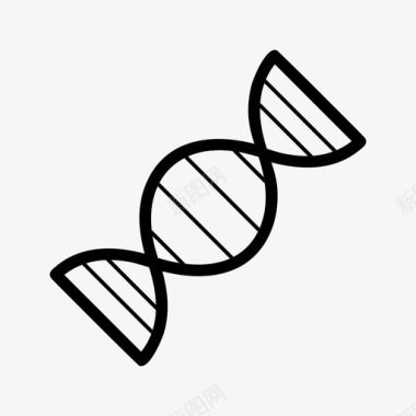 DNA基因结构dna基因螺旋图标