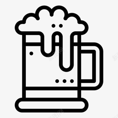 啤酒节日德国图标