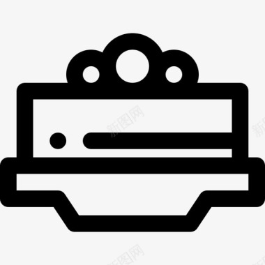 芝士蛋糕芝士蛋糕甜点食物图标