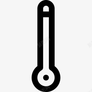 温度计温度计度健康图标