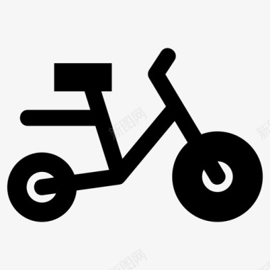 道路自行车运动娱乐图标