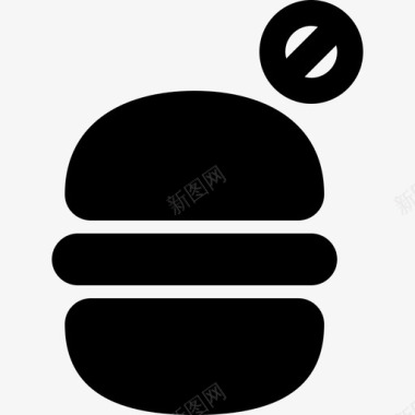 医疗垃圾通道没有汉堡食物垃圾图标