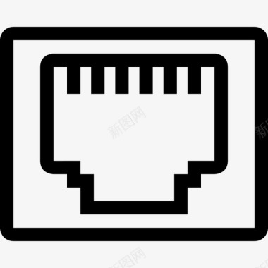 局域网网卡以太网端口互联网局域网图标