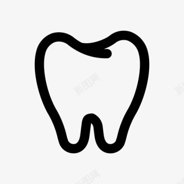 有关牙齿牙齿解剖学医学图标