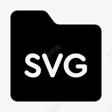 SVG文件夹svg文档扩展名图标