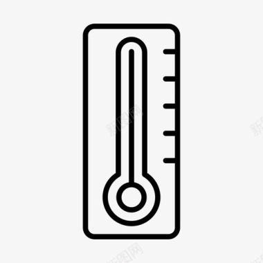 温度计温度计气候温度图标