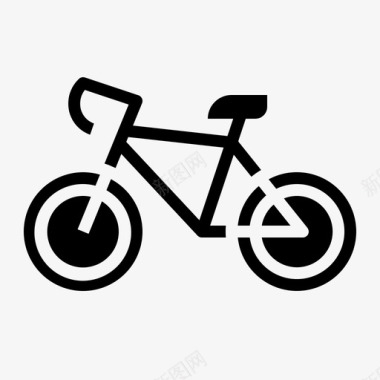 自行车活动骑行图标