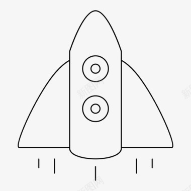 发射素材火箭发射导弹图标