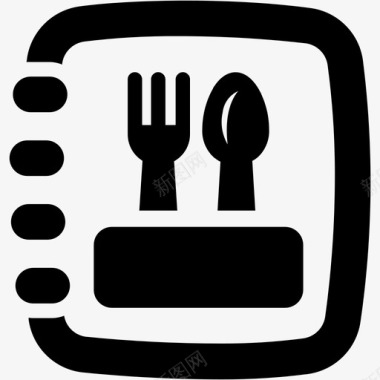食物菜单餐馆图标