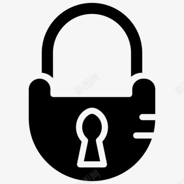 隐私锁隐私安全图标