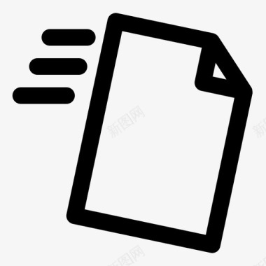 fast文件和文档fast纸张图标