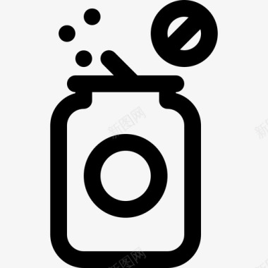 医疗垃圾通道没有苏打水饮料垃圾图标