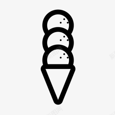 冰糕甜点食物图标