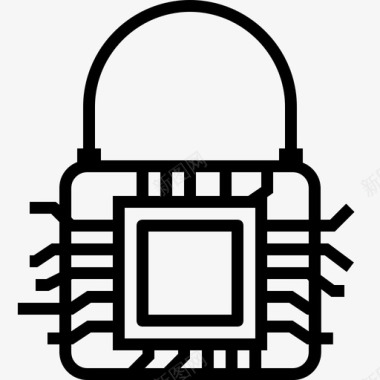 智能电子密码锁网络密码图标
