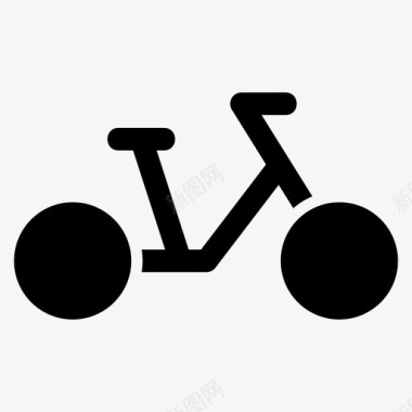 道路自行车运动娱乐图标