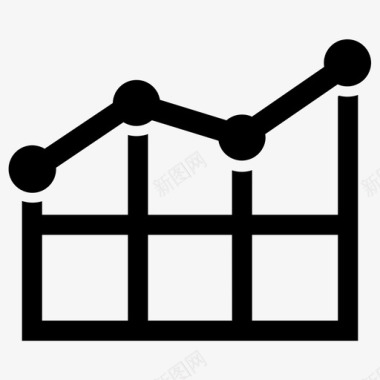 渐变搜索图标报告图表监控图标