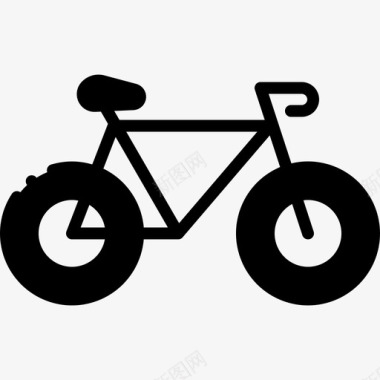 运动运输运动自行车自行车骑图标