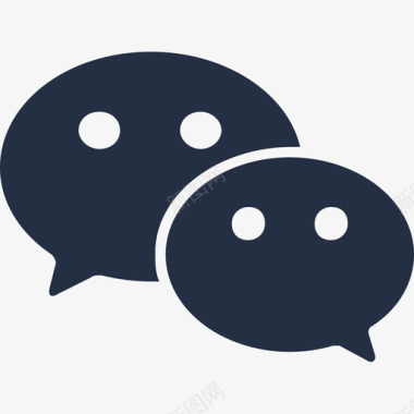 微信qq微信图标