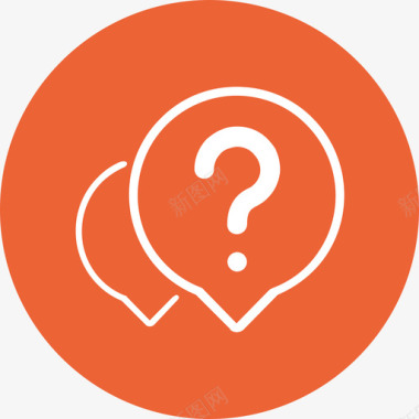 火焰图标问答图标