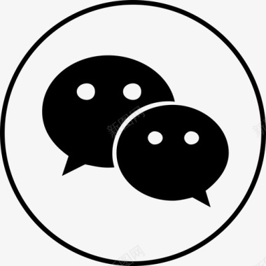 微信qq微信图标