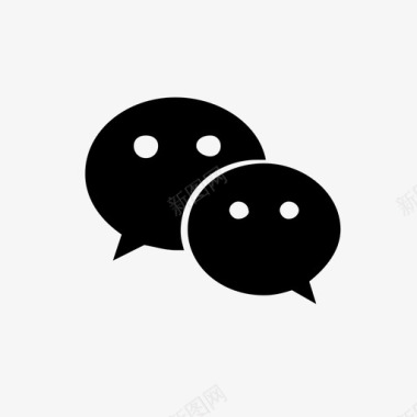 微信qq微信图标