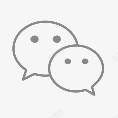 微信qq微信图标