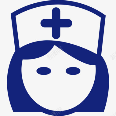 护士帽护士图标
