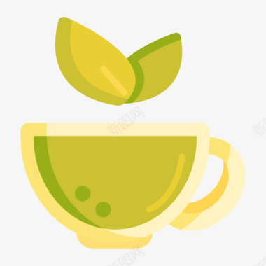 拉贝尔绿茶绿茶图标