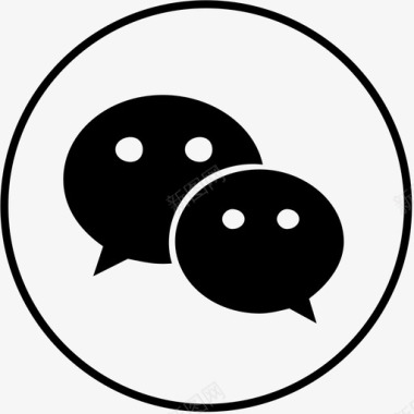 微信qq微信图标