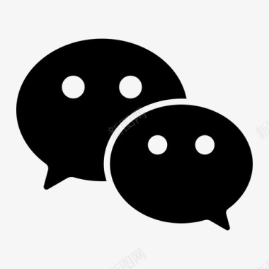 微信qq微信图标