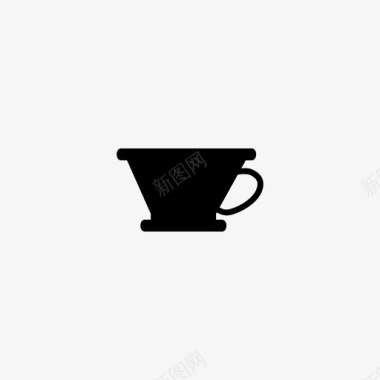 咖啡机免抠图片过滤滴头冲泡咖啡图标
