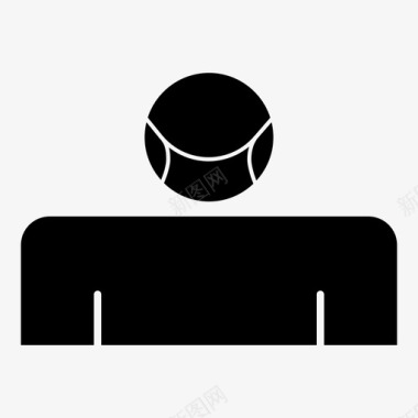 公共标识安全面罩防护安全图标