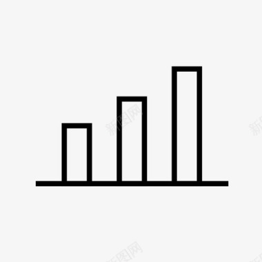 彩色信息图表信息图表条形图业务图标